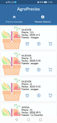 AgroPrecios Screen 2