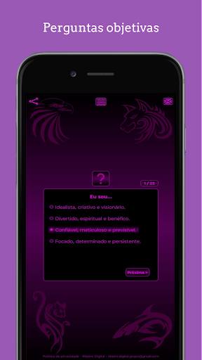 Teste do Perfil Comportamental Screen 3
