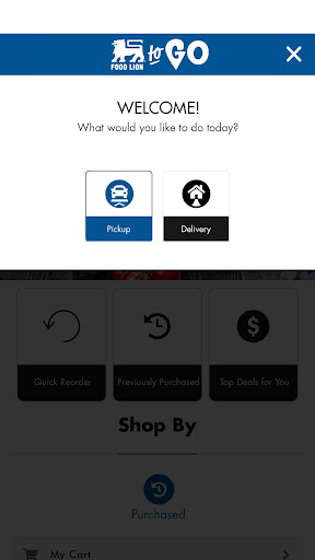 Android application Food Lion To Go screenshort