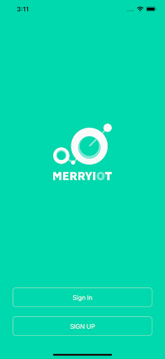 Android application MerryIoT Sensor screenshort