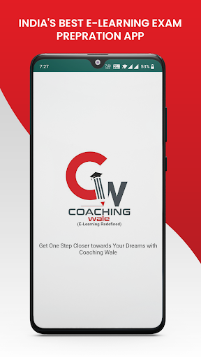 Android application Coaching Wale - E-Learning App screenshort