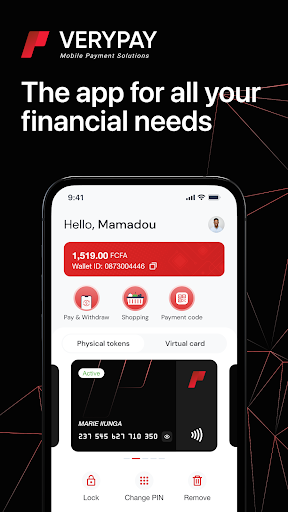 Android application VeryPay Customer screenshort
