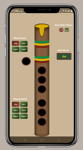 Android application Quena Andina screenshort