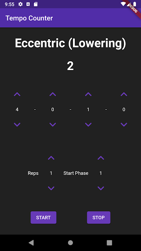 Tempo Counter: Exercise & Work Screenshot 3 - AppWisp.com