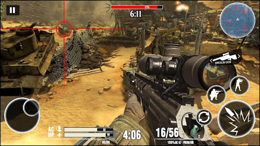 Captura 15 francotirador 3d: juegos de gu android