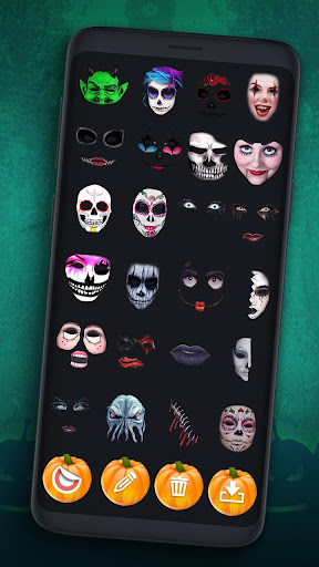 Halloween Party Makeup Stickers for Pictures
