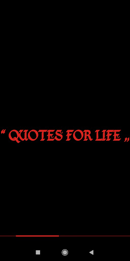 Android application QUOTES FOR LIFE : LOVE, ATTITU screenshort