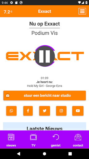 Android application Exxact Barendrecht screenshort