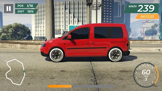VW Caddy Real Car Parking Game