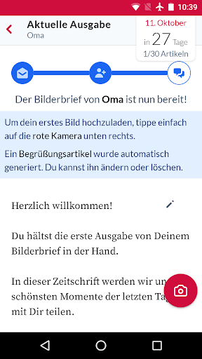 Bilderbrief - Schenkt Freude! Screen 3