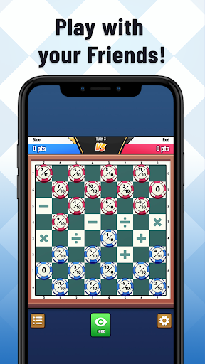 Damath: Math Checkers Screen 2