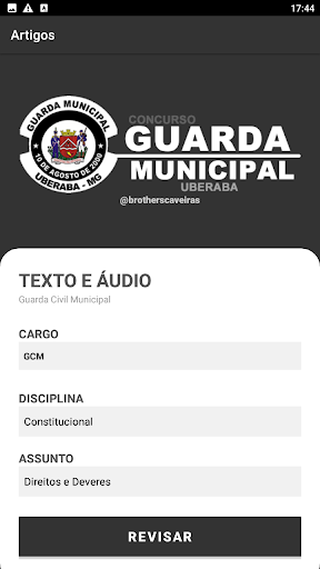 GCM UBERABA CONCURSO 2025 screenshot 5