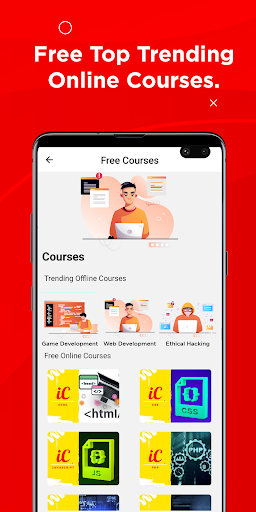 Indian Coding Academy: Courses Screen 3