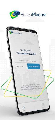 Android application Busca Placas screenshort