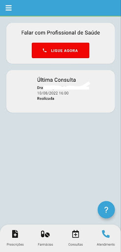 Android application Família Saúde 24h screenshort