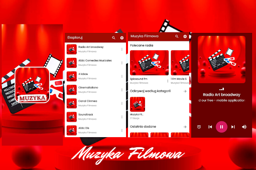 Android application Muzyka Filmowa na Telefon screenshort