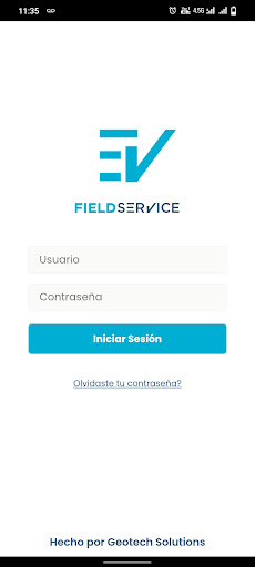 Android application Field Services Geotech screenshort