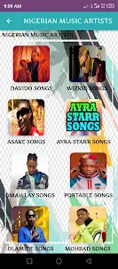 NIGERIAN MUSIC ARTISTS & SONGS