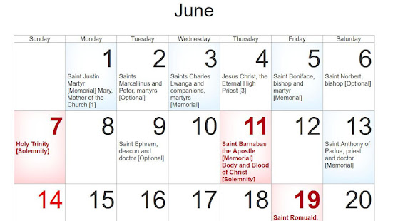 Church Calendar 2021 screenshots 9