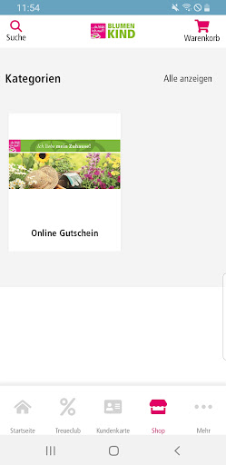 Android application Blumen Kind screenshort
