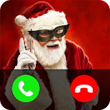 Santa claus phone call prank icon