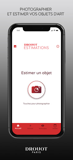 Android application Drouot Estimations screenshort