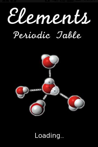 Android application Elements - Periodic Table screenshort