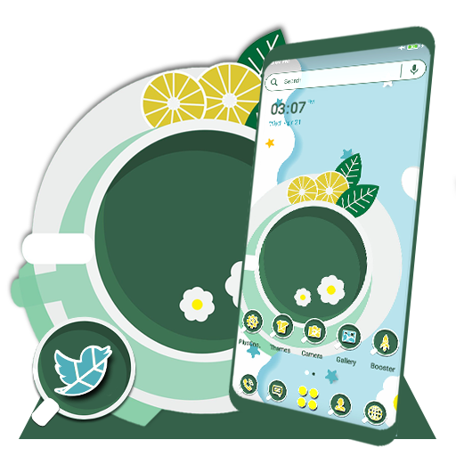 Green Lemon Tea Theme logo