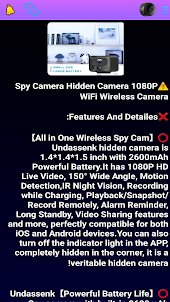 Camera Mini Wireless About