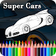 Super cars colouring game - Cars coloring book Laai af op Windows