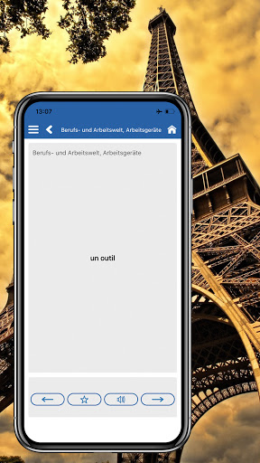 Vocabulary Trainer French Screen 3