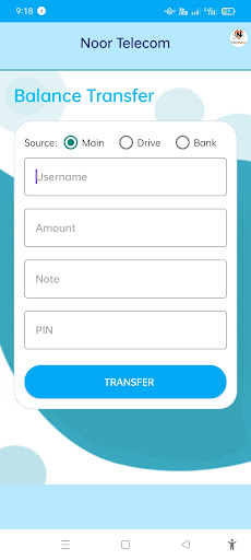 Noor Telecom Screen 2