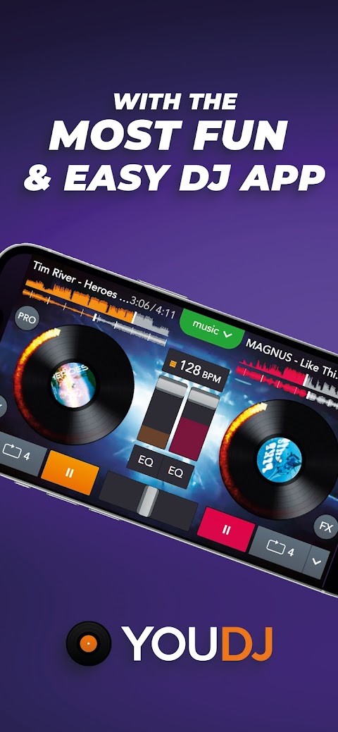 YouDJ Mixer - 簡単な DJ アプリのおすすめ画像2