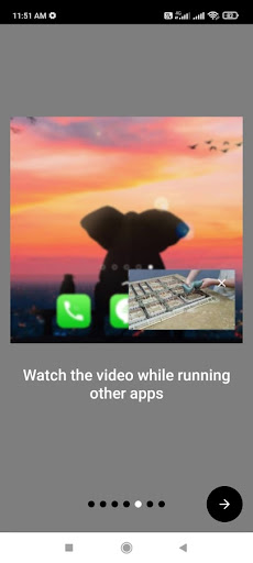 Android application PipTube Floating Video Player screenshort