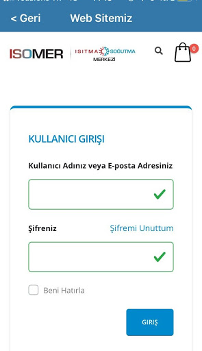 ISOMER Isıtma Soğutma Merkezi Screen 2