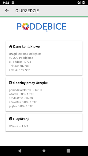 eUrząd Poddębice Screen 2