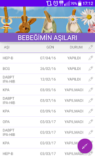 Bebek Gelişimi Takip Screenshot