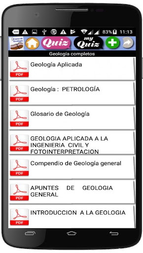 Curso de Geología Screen 2