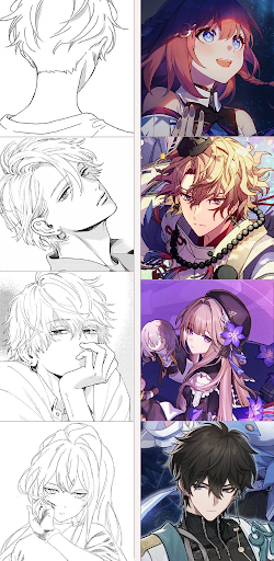 Anime Manga Coloring Book