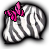 GO SMS - Butterfly Zebra icon