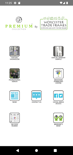 Android application Worcester Trade Frames screenshort