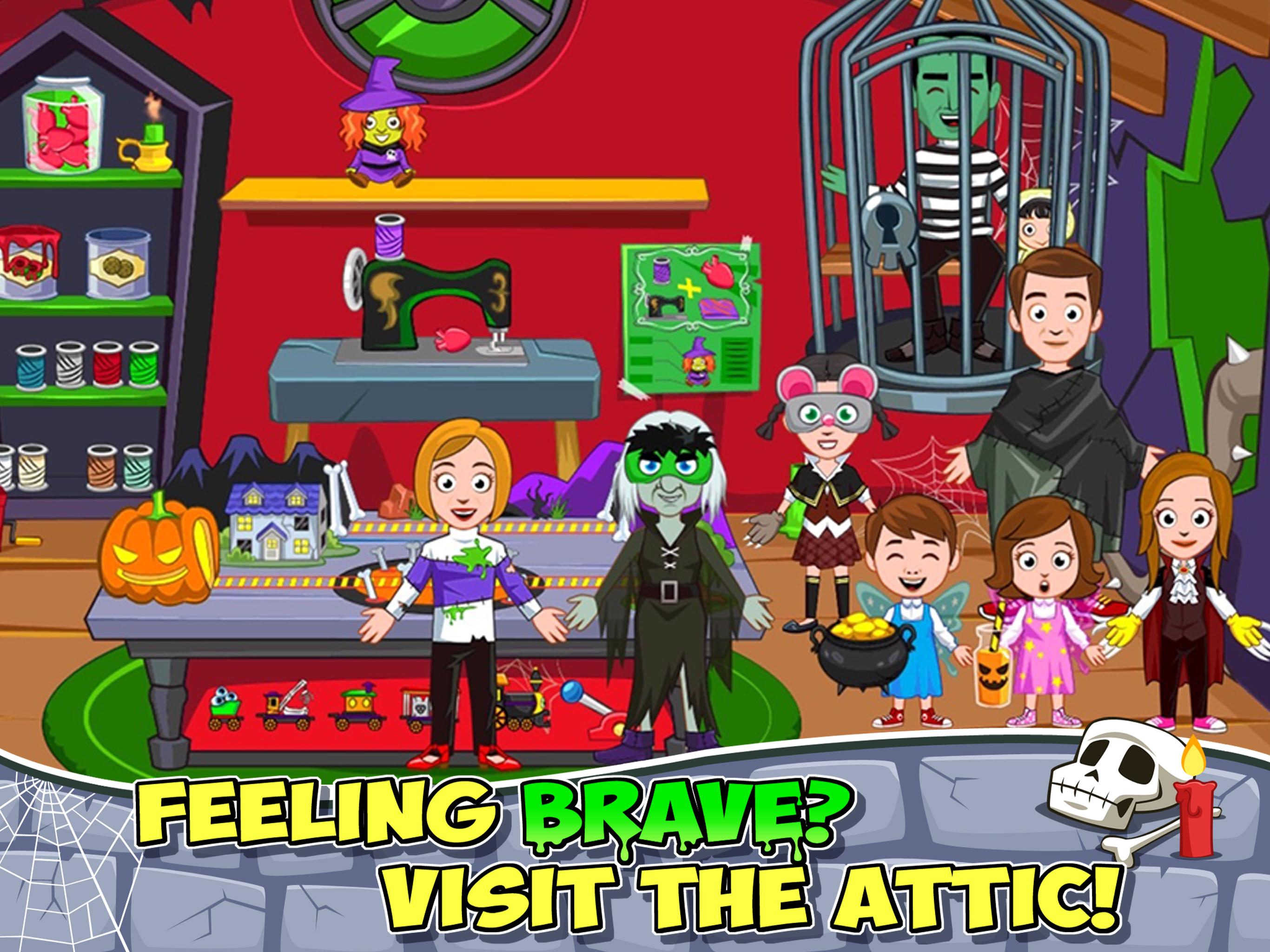 Android application My Town : Haunted House screenshort