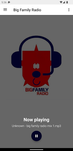 Android application Big Family Radio screenshort