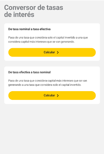 Interest Rate Converter Screen 3