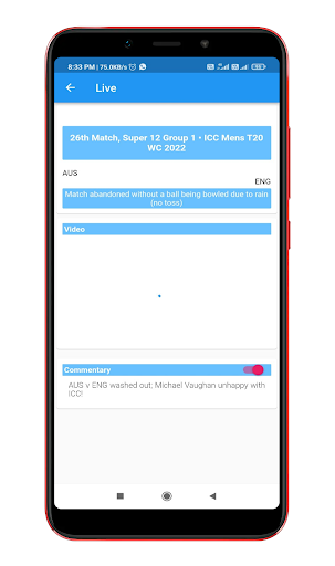 Live Cricket Screen 2
