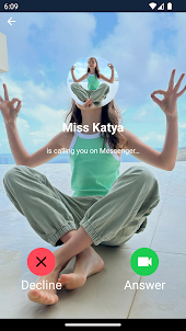 Мисс Кэти, видеозвонок и чат