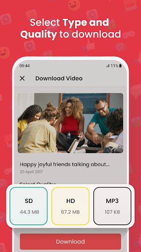 Fast video downloader HD screenshot