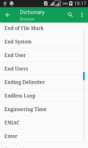 Android application Kamus Istilah Komputer screenshort