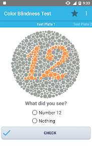 Color Blindness Test Unknown