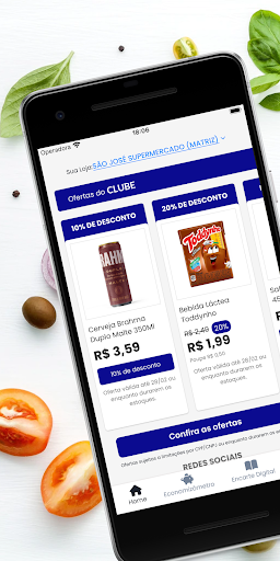 Android application Clube São José Quero Vantagem screenshort